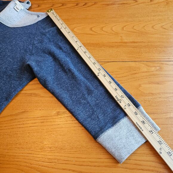 J. Crew Womens 3/4 Sleeve Fleece Cozy Casual Sweatshirt Shift Dress Size L - Picture 10 of 12
